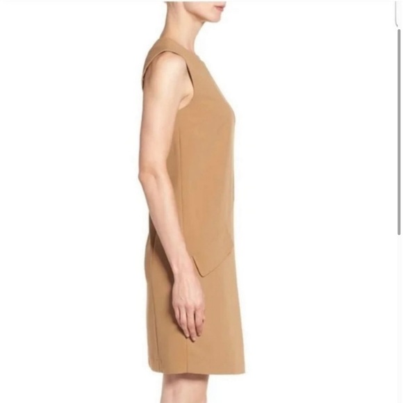 NWOT halogen tan knee length dress - Picture 2 of 7